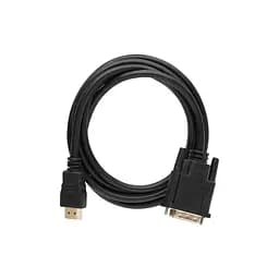 Кабель мультимедійний HDMI to DVI 24+1 1.8m Dynamode (DM-CL-HDMI-DVI-1.8M) - мініатюра 2