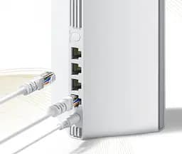 Маршрутизатори бездротові - система з 3 роутерів Xiaomi Mesh System AX3000 NE 3pk DVB4486GL - мініатюра 2
