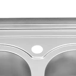 Кухонна мийка Kroner KRP Satin-6080Z (0,8 мм) CV022827, Satin - мініатюра 6