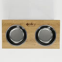 Hollky Base XL40 — миски на підставці для великих собак (2 × 1,8 л, висота 40 см) - мініатюра 5