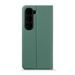 Чехол-книжка для Infinix Hot 60 Pro Plus 4G, OneFold Case, зеленый, из экокожи (PU) и TPU, с магнитом, с подставкой и отделением для карт, трансформируется в подставку, противоударный, защита всего корпуса, ArmorStandart (ARM88701) - мініатюра 2