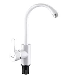 Смеситель для кухни Plamix Leon-011 White PM0614