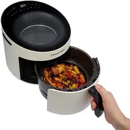 Мультипіч Russell Hobbs Satisfry Panoramic-1500Вт 5л 10 програм пластик/скло білий - мініатюра 2
