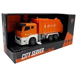 Дитяча іграшкова машинка "Муровоз" D-007AB(Orange) світло і звук