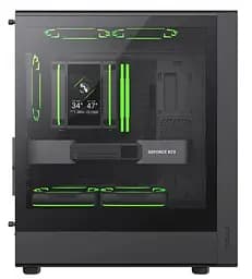 Корпус GameMax Aeris 330 M Tempered Glass без БЖ Black (AERIS 330 MB) - мініатюра 6