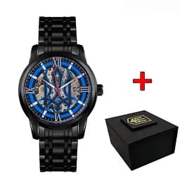 Наручний годинник чоловічий 025 Sharp Black-Blue Awarder acs0031821