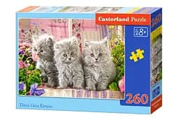 Пазли Castorland Три сірих котеняти, B-27491