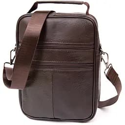 Чоловік шкіряний месенджер Vintage 19х25,5х5,5 см 000158588 - мініатюра 2