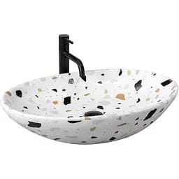 Умивальник Rea Olga terazzo накладний REA-U5692, Цветной