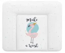 М'який пеленальний матрац Schnucky Flamingo, 85х72 см, білий (8971261)