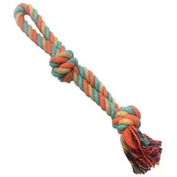 Игрушка для собак Nunbell веревочная с двумя узлами 42 см