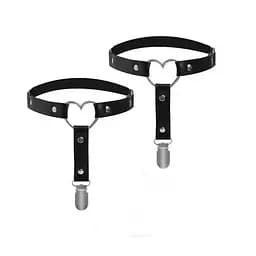 Підв'язки для панчіх на ноги з сердечком, 2 шт.