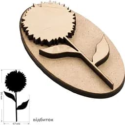 Штамп для вибійки Rosa Talent №10 Ботаніка 5x10см