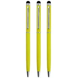 Стилус-ручка для емкостных экранов, желтый (комплект 3 шт.)