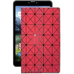 Чохол StatusCASE з екошкіри для планшету Bravis NB851 8 3G Червоний ромб