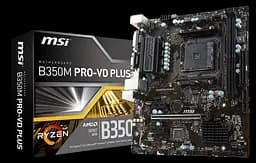 Материнська плата MSI B350M Pro-VD Plus Socket AM4 (B350M PRO-VD PLUS) Б/В - мініатюра 1