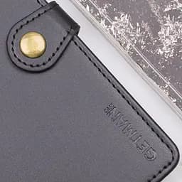 Шкіряний чохол-книжка GETMAN Gallant (PU) для Samsung Galaxy A26 5G Чорний - мініатюра 4
