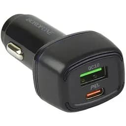 Автомобільний зарядний пристрій Borofone BZ14A PD20W + QC3.0 Type C to Type C 3A Чорний