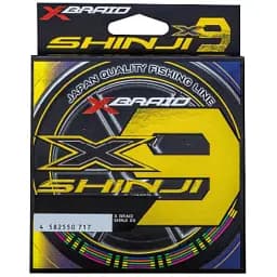 Шнур YGK X-Braid Shinji X9 200m (5 Colors And Yellow/Black Marks) #1.5 34.2lb