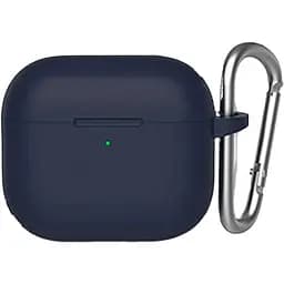 Чехол для наушников Blueo AirPods 3 Liquid Silicone Case + Carbine (Deep Blue) [64693]