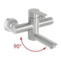 Змішувач для ванни Haiba DAX-009 Euro нержавіюча сталь HB9613 Нержавіюча сталь