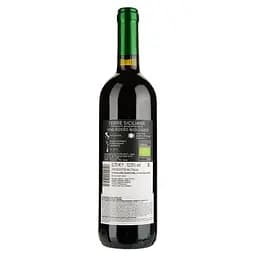 Вино Terre Siciliane Rosso Biologico IGT, червоне, сухе, 12,5%, 0,75 л - мініатюра 2