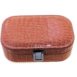 Шкатулка для бижутерии светло оранжевая 15х10.5х4.5 см