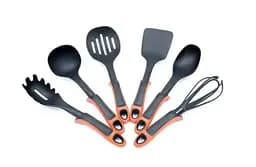 Набір кухонного приладдя Kitchen Tools PRO на підставці 7 предметів червоний - мініатюра 6
