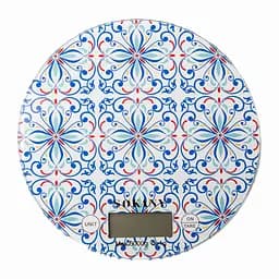 Кухонні настільні електронні ваги Sokany SK-19023 для зважування продуктів LCD-дисплей до 5 кг Синій