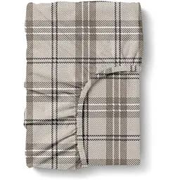 Простирадло Cosas на резинці фланель 80х160 sand tartan, бежевий (Flannel_SandTartan_80x160x20)
