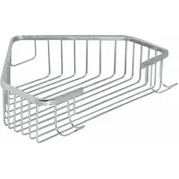 Полочка в ванную угловая Platinum 335 (полированная нержавейка, 250x250 мм), Нержавеющая сталь