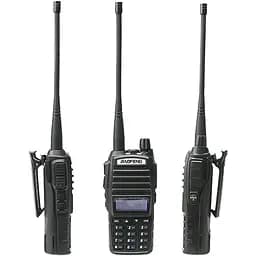 Портативна тактична рація Baofeng UV-82 5W дводіапазонна з гарнітурою VHF136-174/UHF400-520 МГц (18836) - мініатюра 2