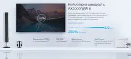 Маршрутизатор TP-Link ARCHER AX55 Pro AX3000 3xGE LAN 1xGE WAN/LAN 1x2.5GE WAN/LAN 1xUSB 3.0 MU-MIMO OFDMA - мініатюра 7