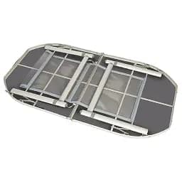 Стіл Bo-Camp Case Model Oval 150x80 см сірий (DAS303275) - мініатюра 2