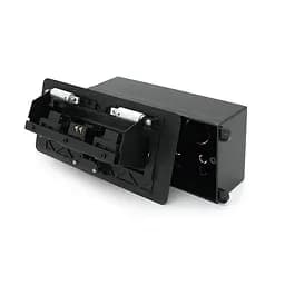 Розетка для підлоги висувна із заземленням J29L, дві розетки + 2 * USB, Input: AC 100-250V 16A, Black - мініатюра 3