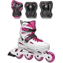Ролики Rollerblade Fury Combo 33-38 Білий-Рожевий