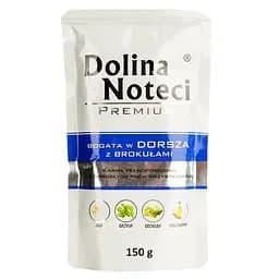 Влажный корм для собак Dolina Noteci Premium, треска и брокколи, 150 гр