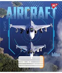 Набір зошитів Yes Aircraft А5 в лінійку 60 аркушів 10 шт. (767152) - мініатюра 6