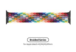 Ремінець ArmorStandart Braided Solo Loop для Apple Watch 49/46/45/44/42 (Series 1-3) Pride Edit Size 10 (172 mm) (ARM64936)