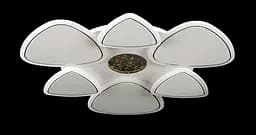 Люстра стельова LED Splendid Ray L2640/560/6+1, 112W, білий, сучасний стиль з пультом, димер