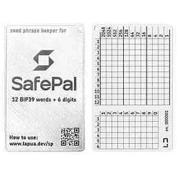 Мнемонічний планшет Lapua Seed phrase keeper for SafePal (LSPKS)