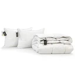 Набор MirSon шелковый №9523 Luxury Exclusive Silk Kapok зима одеяло 140х205 см + подушка белый (2200010805505)