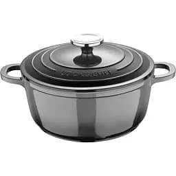 Кастрюля Bergner Excalibur с крышкой 20 см 2.2 л серая (BG-36100-GY)