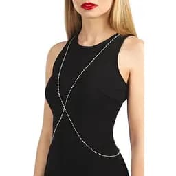 Серебристая цепочка для бюста Bijoux Pour Toi - Elena Silver