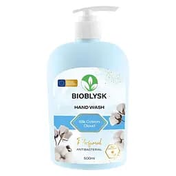 Жидкое крем-мыло BioBlysk Silk Cotton Cloud парфюмированное антибактериальное 500 мл