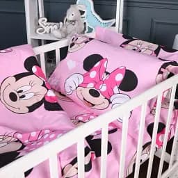 Підковдра MirSon 17-0666 Pink Minnie бязь 110х140 см (2200010256468) - мініатюра 2