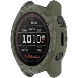 Чохол-бампер DK CDK Силікон Outlines для Garmin Tactix 7 Pro (015830) (green) - мініатюра 3