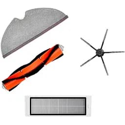 Набір чистячих елементів RoboRock для робота-пилососа Xiaomi RoboRock S6/S6 MaxV/S6 Pure/S50/S55/S5 Max/E5/E4/Sweep One Vacuum Cleaner Black (FTRIN1B-8-2)