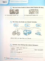 Німецька мова. 4 клас. Тестовий зошит. Deutsch lernen ist super! - мініатюра 3