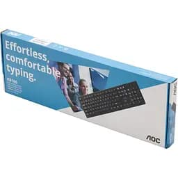 Клавіатура AOC KB100B USB UA Black (KB100B/97) - мініатюра 10